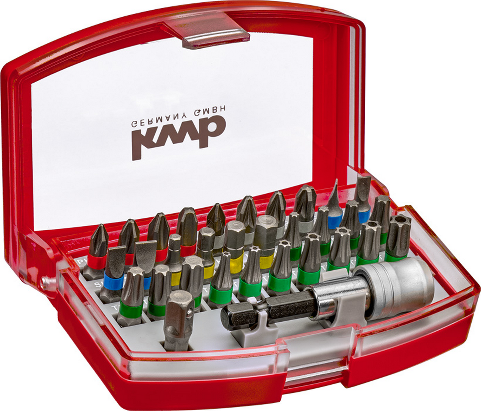 kwb Bit-Set mit Gürtelclip 32-teilig