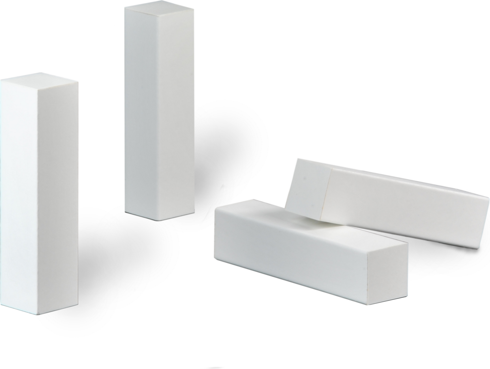 Kosche Eckholz weiß 19 x 80 mm 4 Stück