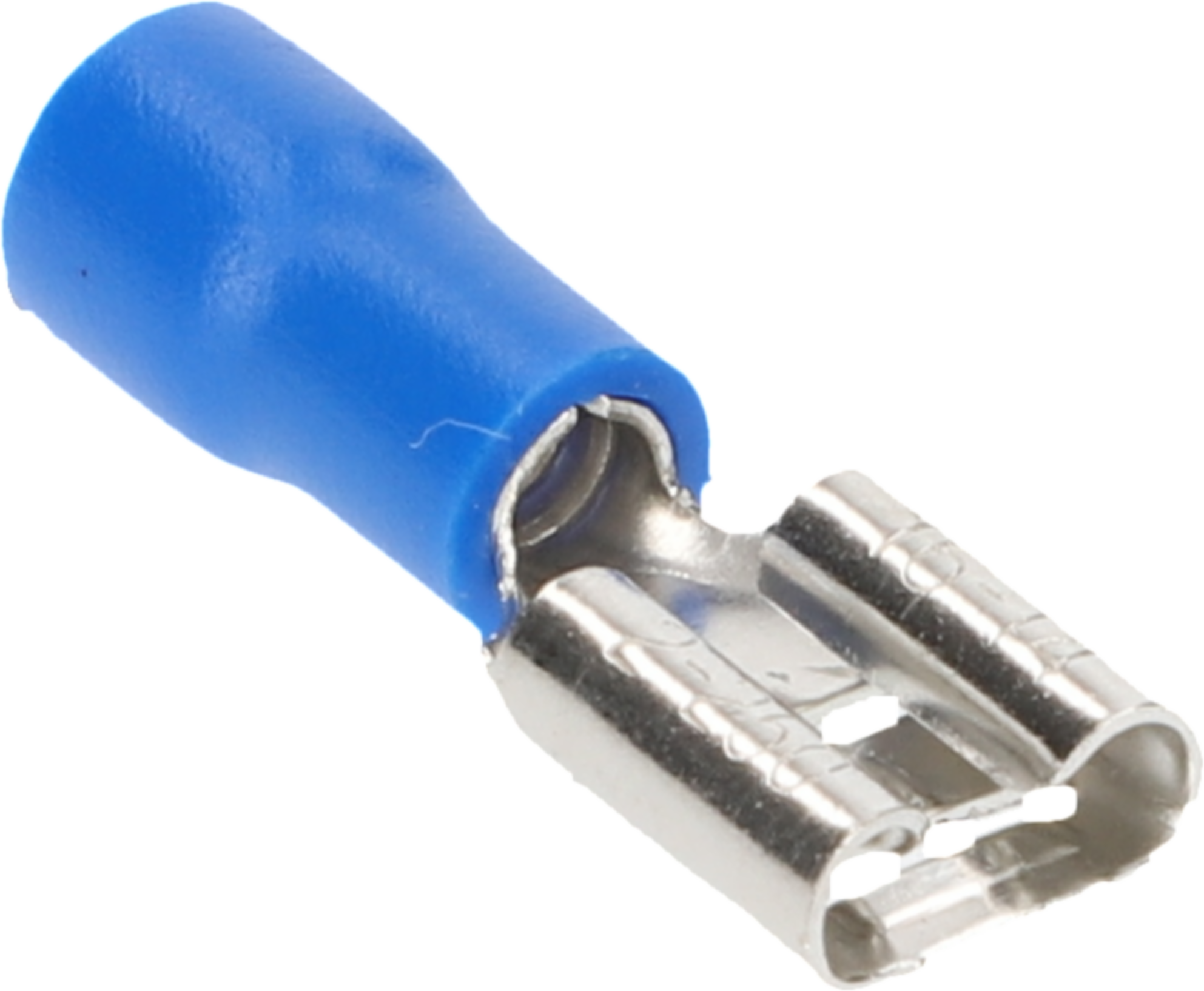 Cartrend Flachsteckhülsen blau 6,3 mm 20 Stück