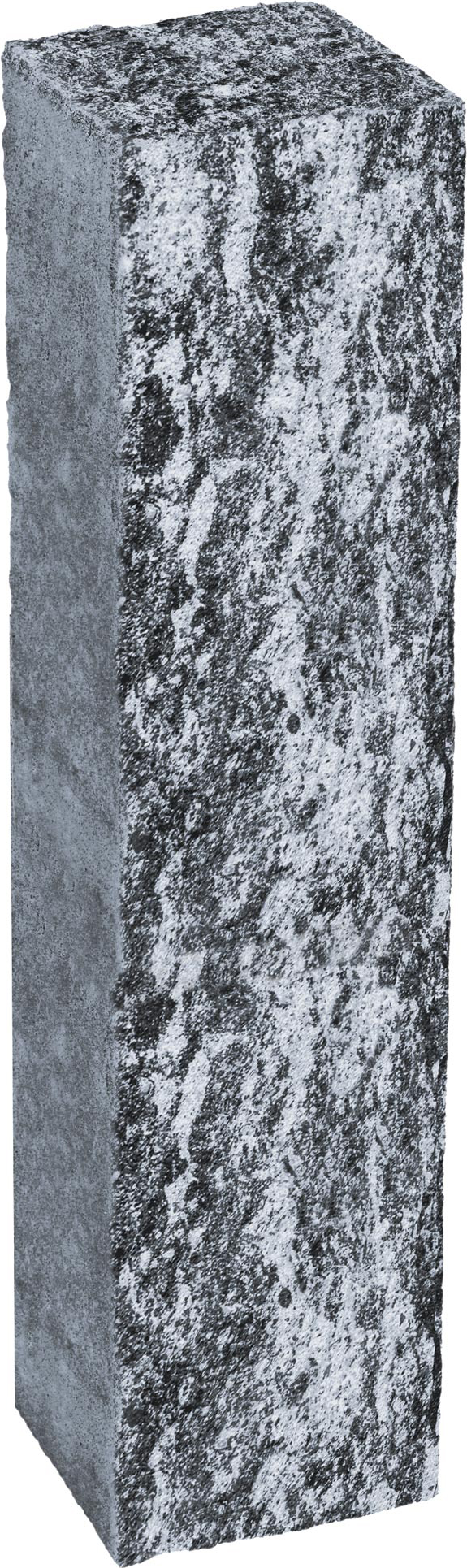 Diephaus Palisade 'T-Gravity' Beton weiß-schwarz 15 x 75 x 12,5 cm