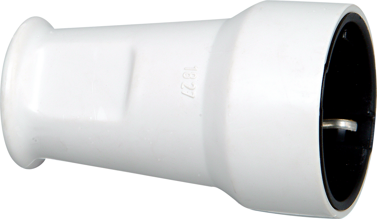 Kopp Schutzkontakt-Kupplung mit Knickschutz grau