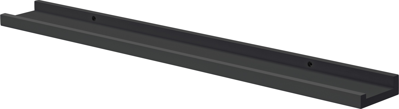 Dolle Wandregal 'Shelf+ Border' schwarz 800 x 90 x 30 mm