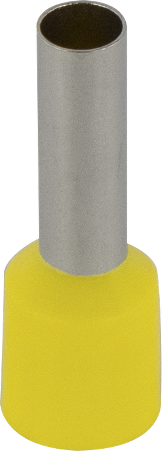 REV Ritter Aderendhülse isoliert 6,0 mm² gelb, 25 Stück