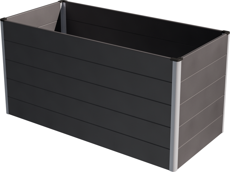 GroJa Hochbeet 'Solid' BPC anthrazitgrau 150 x 70 x 75 cm