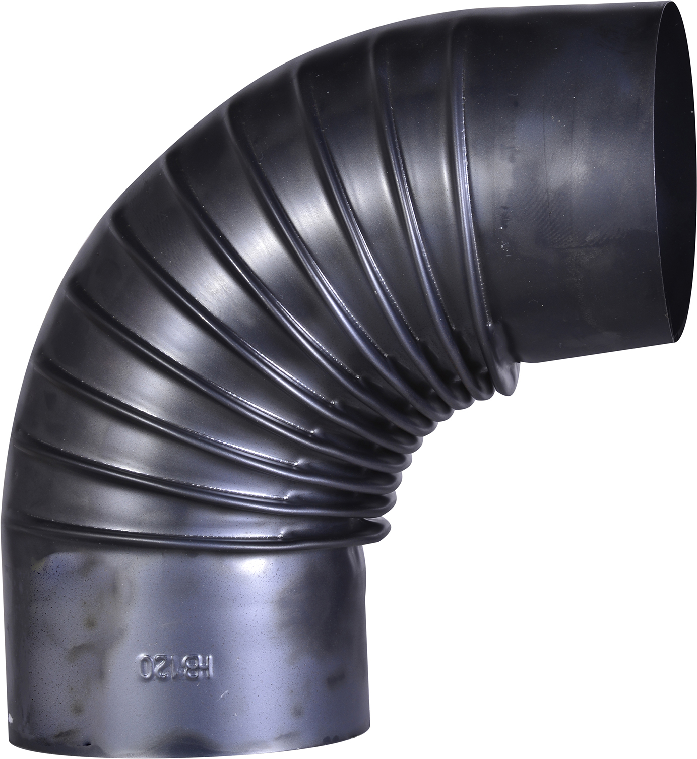 Firefix Rauchrohrbogen blau/schwarz Ø 120 mm