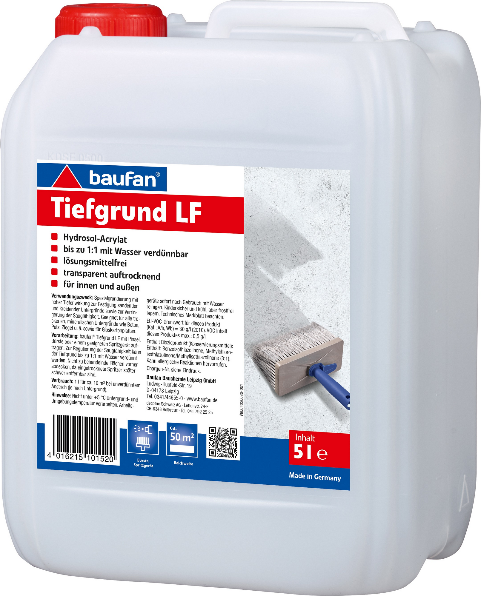 Baufan Grundierung 'Tiefgrund LF' 5 l