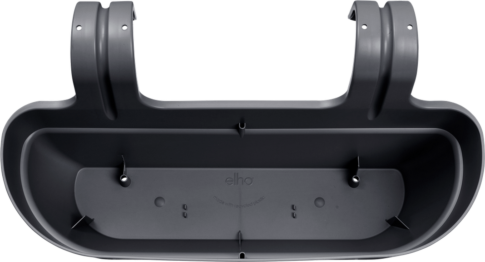 Elho Balkonkasten 'Vibia Campana Easy Hanger L' 46 x 24 x 26,5 cm schwarz