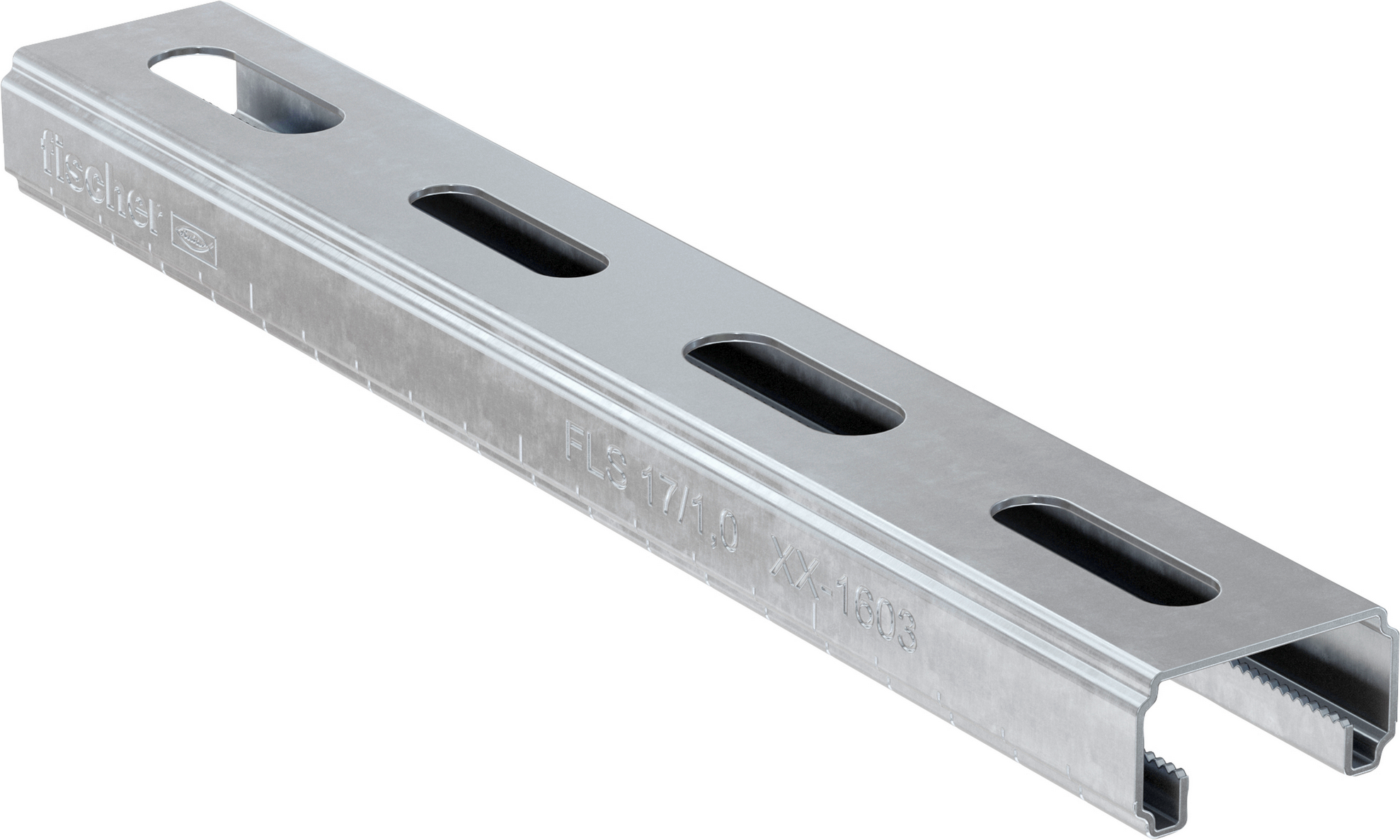 Fischer U-Profil Montageschiene 'FLS 17/1.0' Stahl verzinkt 100 cm