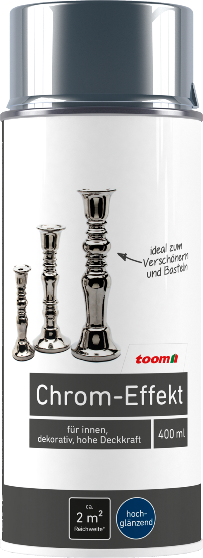 Thumbnail - toom Effekt-Sprühlack chromfarben glänzend 400 ml