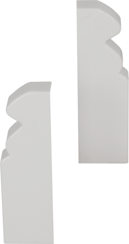 Kosche Endkappen weiß 16 x 58 mm 2 Stück