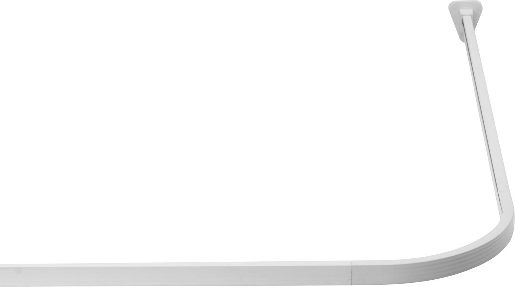 Vorhangschiene weiß 90 x 90 cm