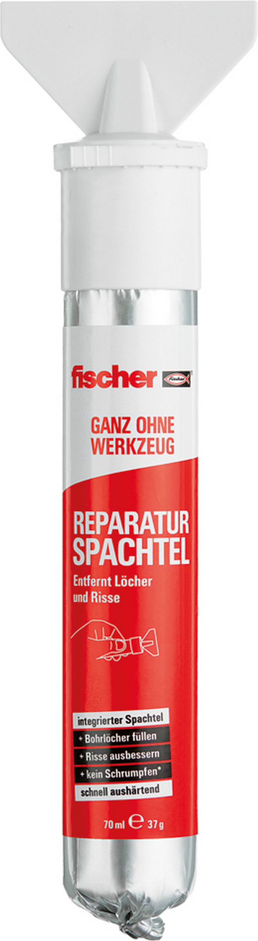 Fischer Reparatur-Spachtelmasse 'Ganz ohne Werkzeug' mit Spachtel 70 ml