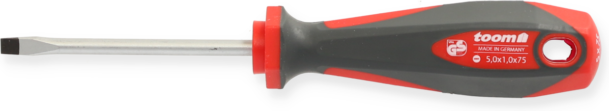toom Schraubendreher SL 5 x 1 x 75 mm