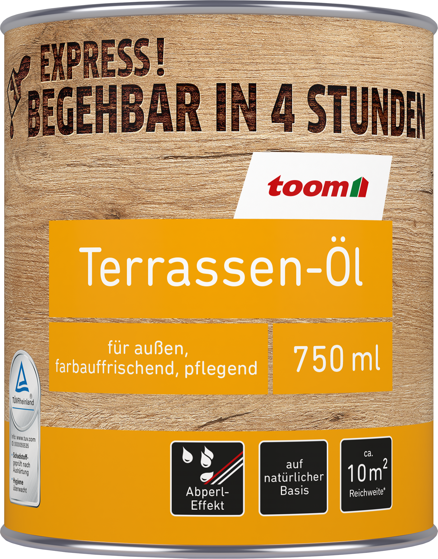 toom Terrassen-Öl bangkiraifarben 750 ml