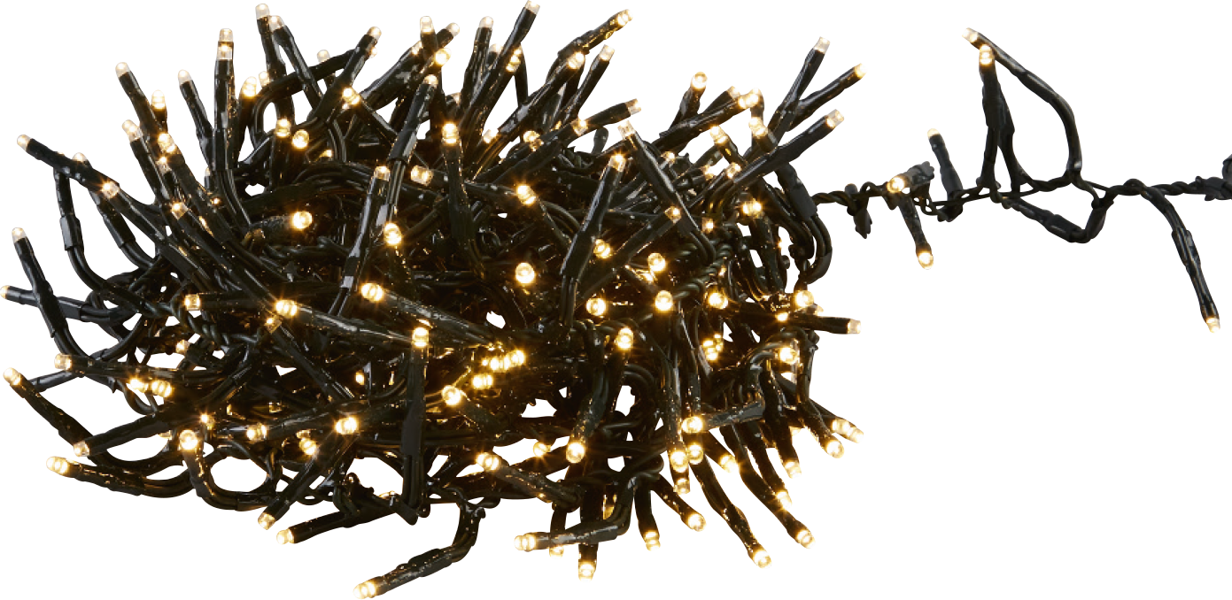 toom LED-Cluster-Lichterkette 360 LEDs warmweiß 450 cm