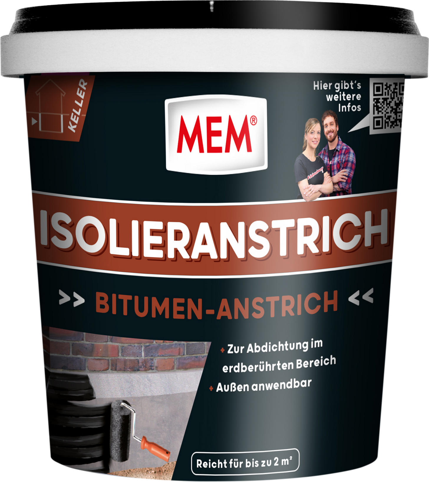 MEM Bitumen-Isolieranstrich 1 l