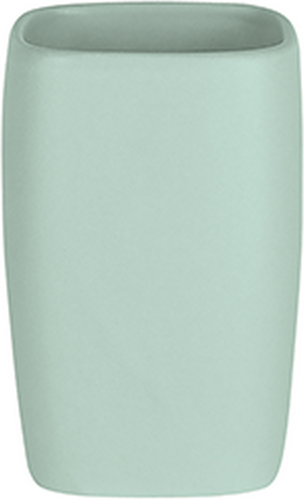 Spirella Zahnputzbecher 'Retro' Keramik pastellgrün 7 x 7 x 11 cm