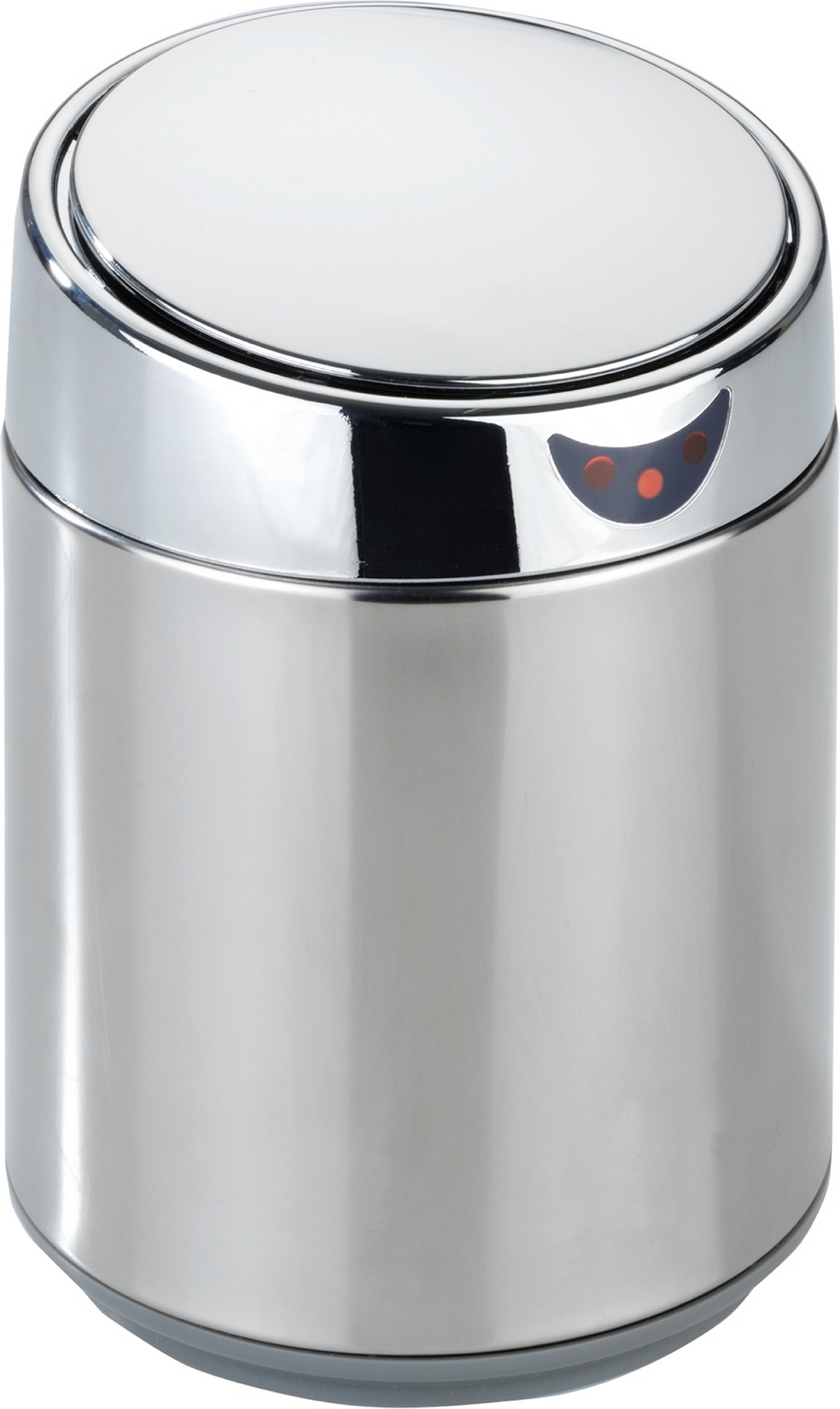 Wenko Kosmetikeimer chromfarben Ø 12,5 x 18 cm 0,8 l