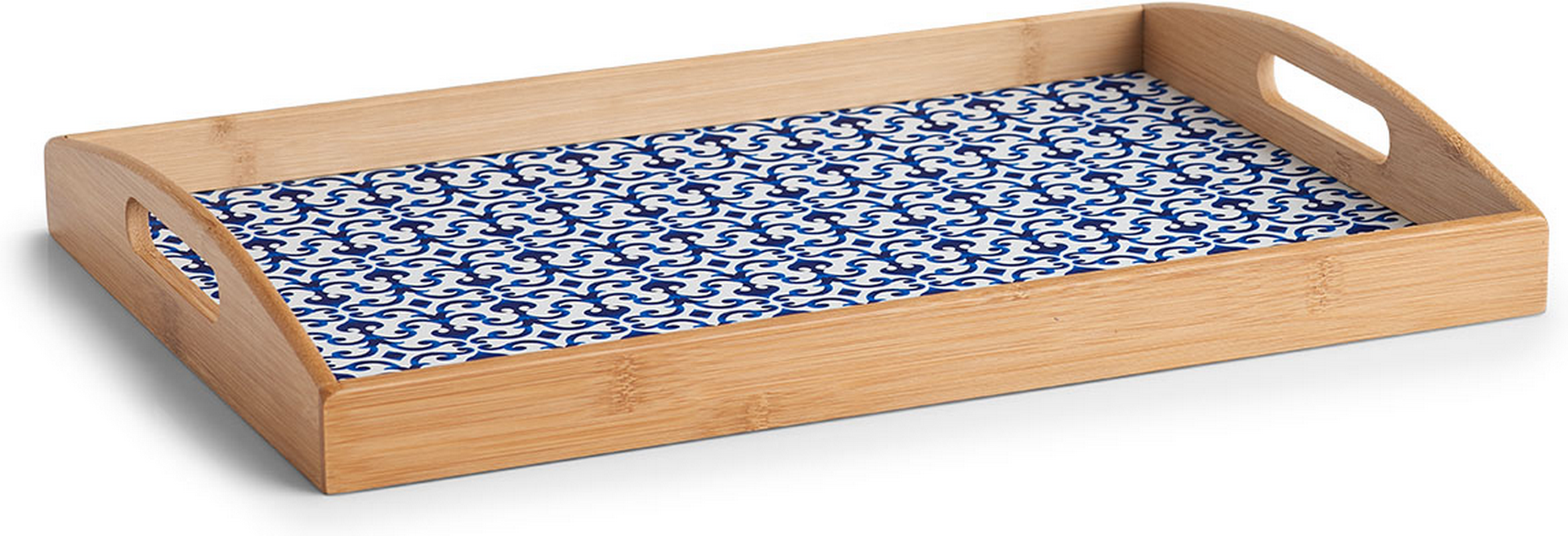 Zeller Serviertablett 'Marokko' mehrfarbig 43,6 x 5,5 x 30 cm