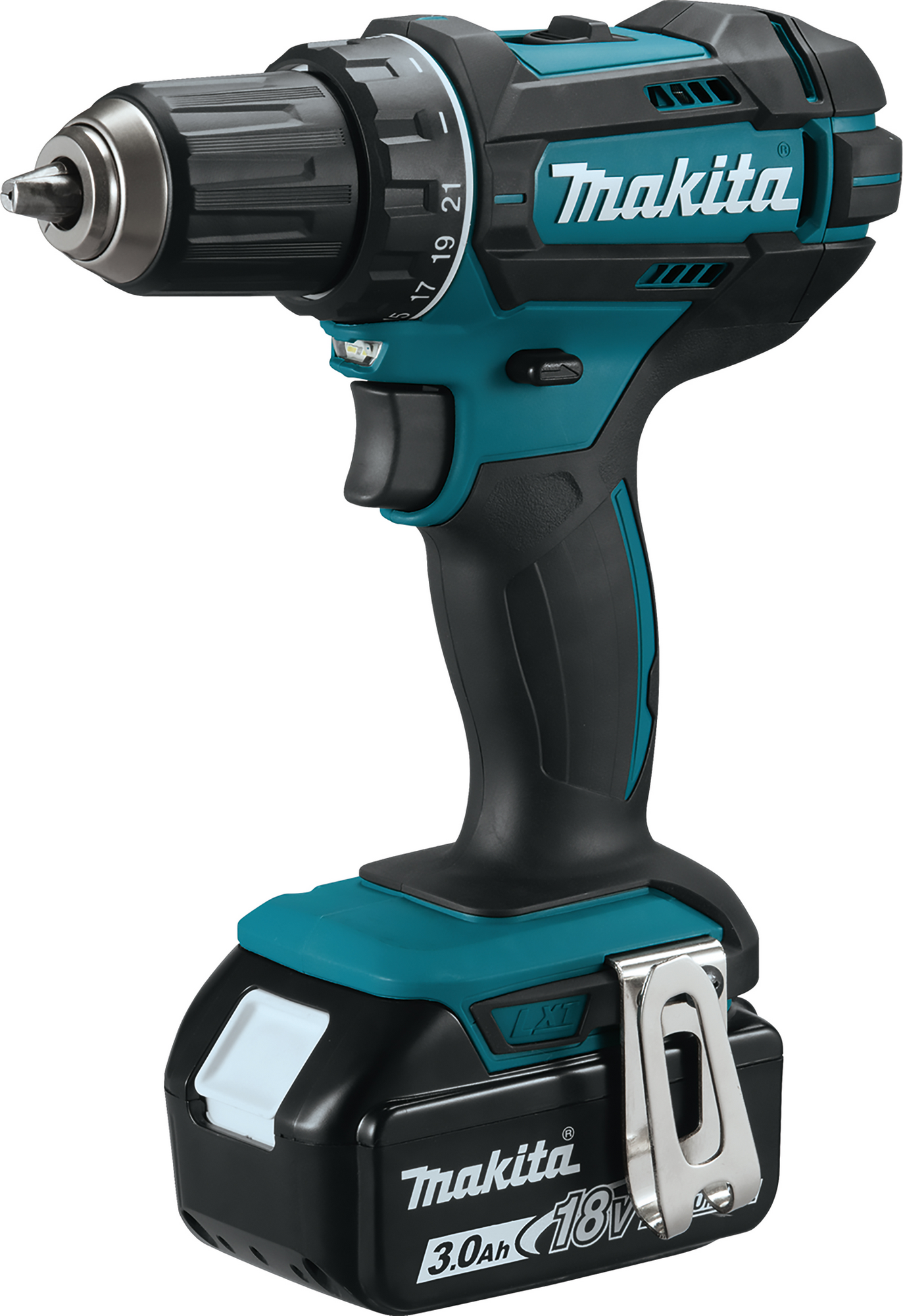 Makita Akku-Bohrschrauber 'DDF482RFJ' mit 2 Akkus, mit LED, 18 V