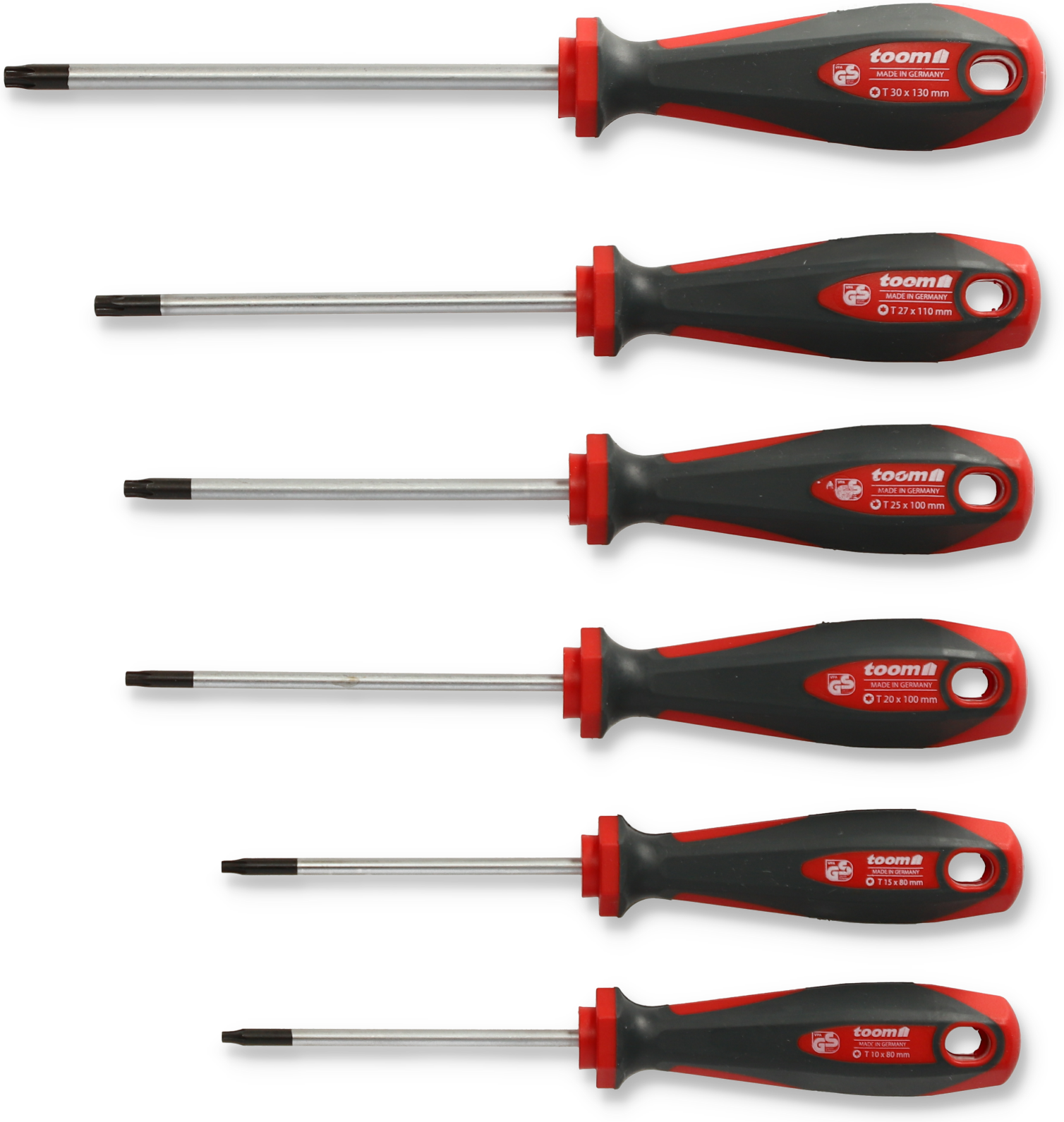toom Schraubendreher-Set Torx, 6-teilig