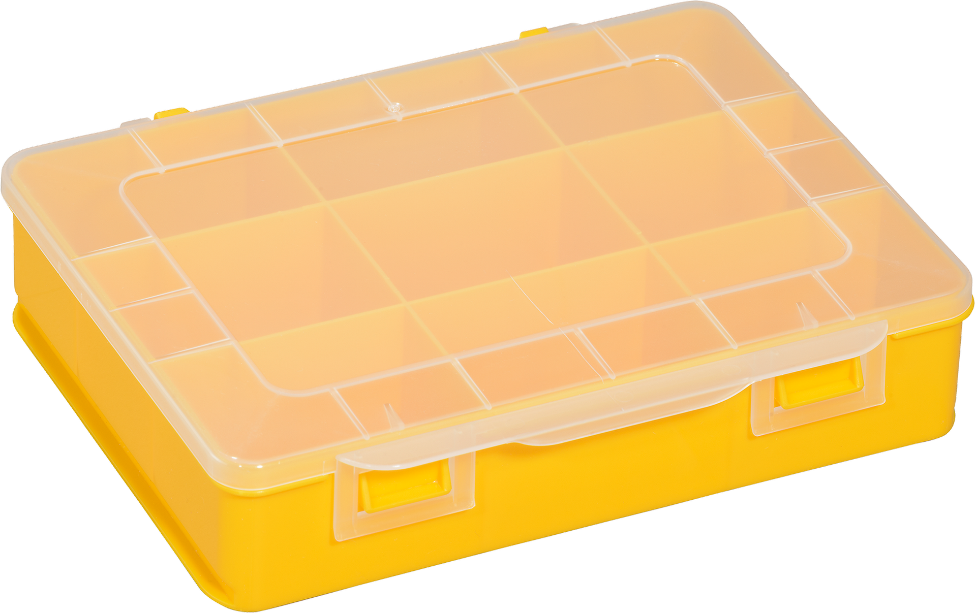 Thumbnail - Allit EuroPlus Sortimentskasten 'Basic 18/9' 9 Fächer gelb 18 x 15 x 4 cm