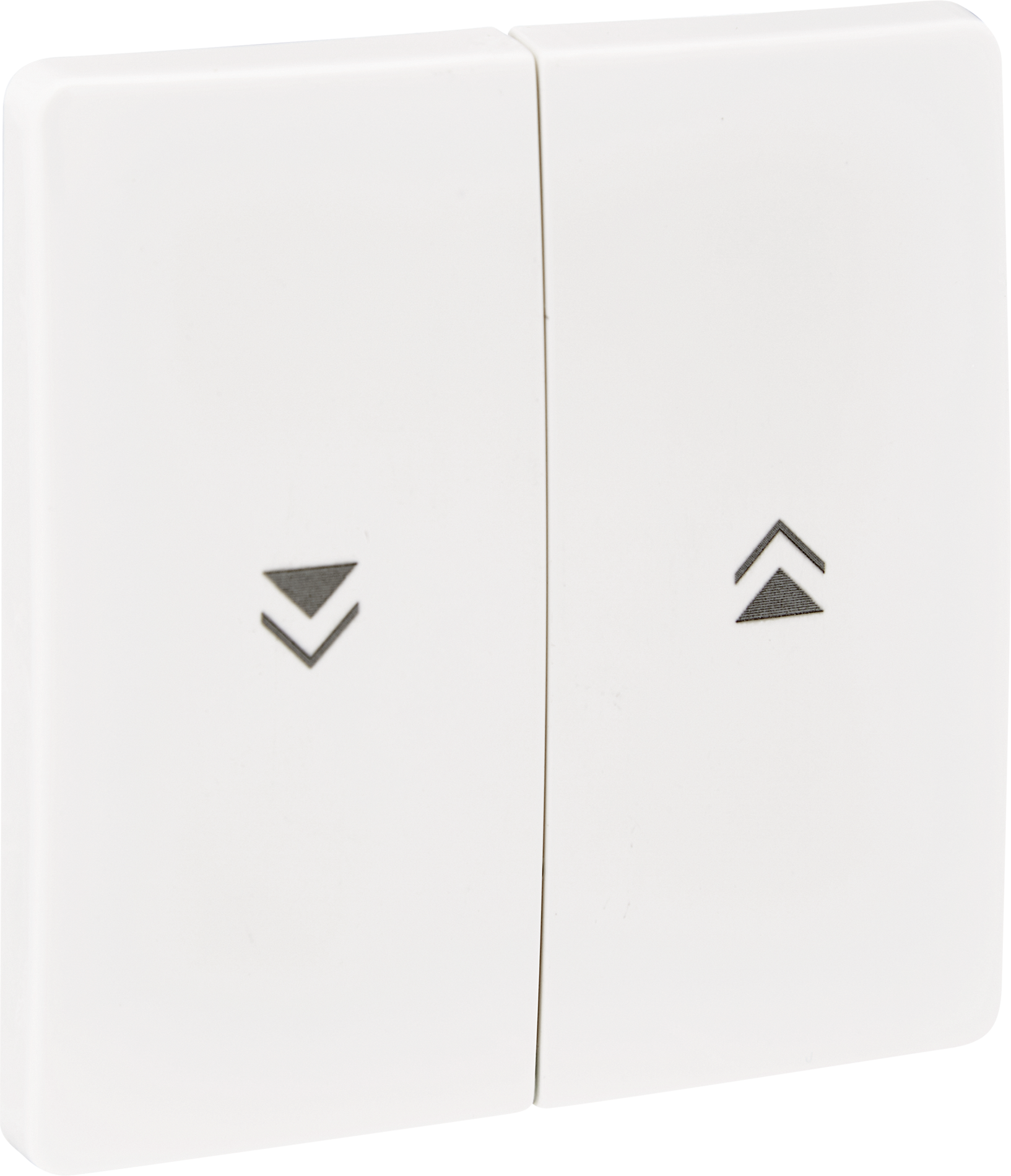 Kopp Doppelwippe für Jalousieschalter 'Venedig' reinweiß