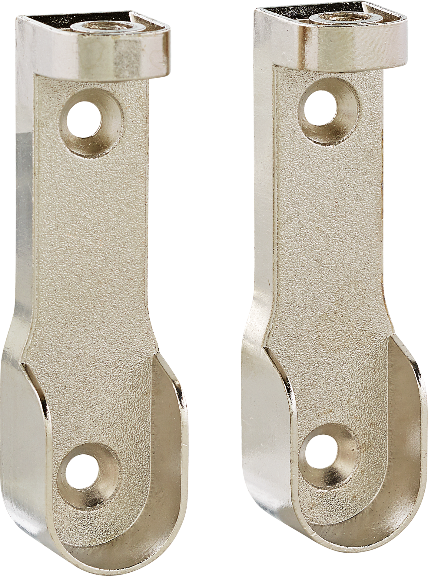 toom Stangenlager oval 30 x 15 mm nickelfarben 2 Stück