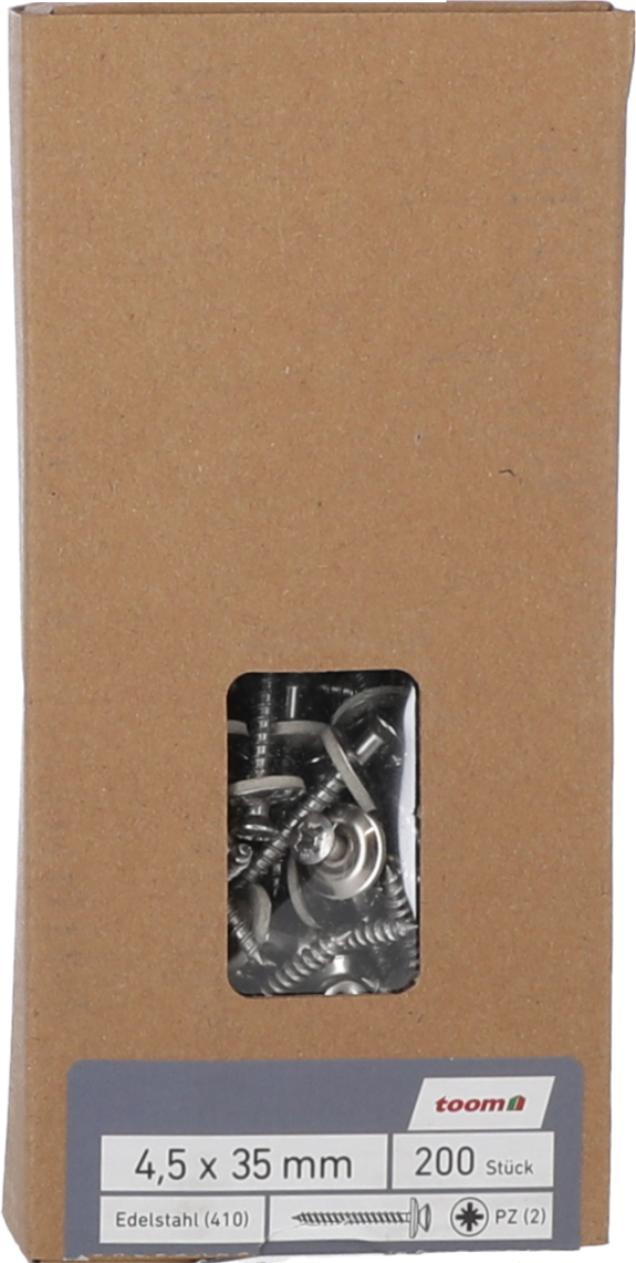 toom Spenglerschraube 4,5 x 35 mm 200 Stück