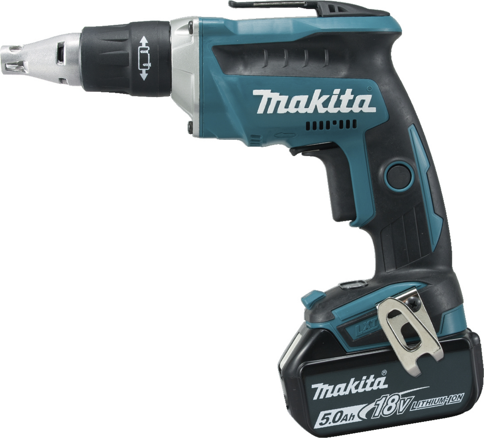 Makita Akku-Schnellbauschrauber 'DFS452RTJ' mit 2 Akkus, mit LED, 18 V