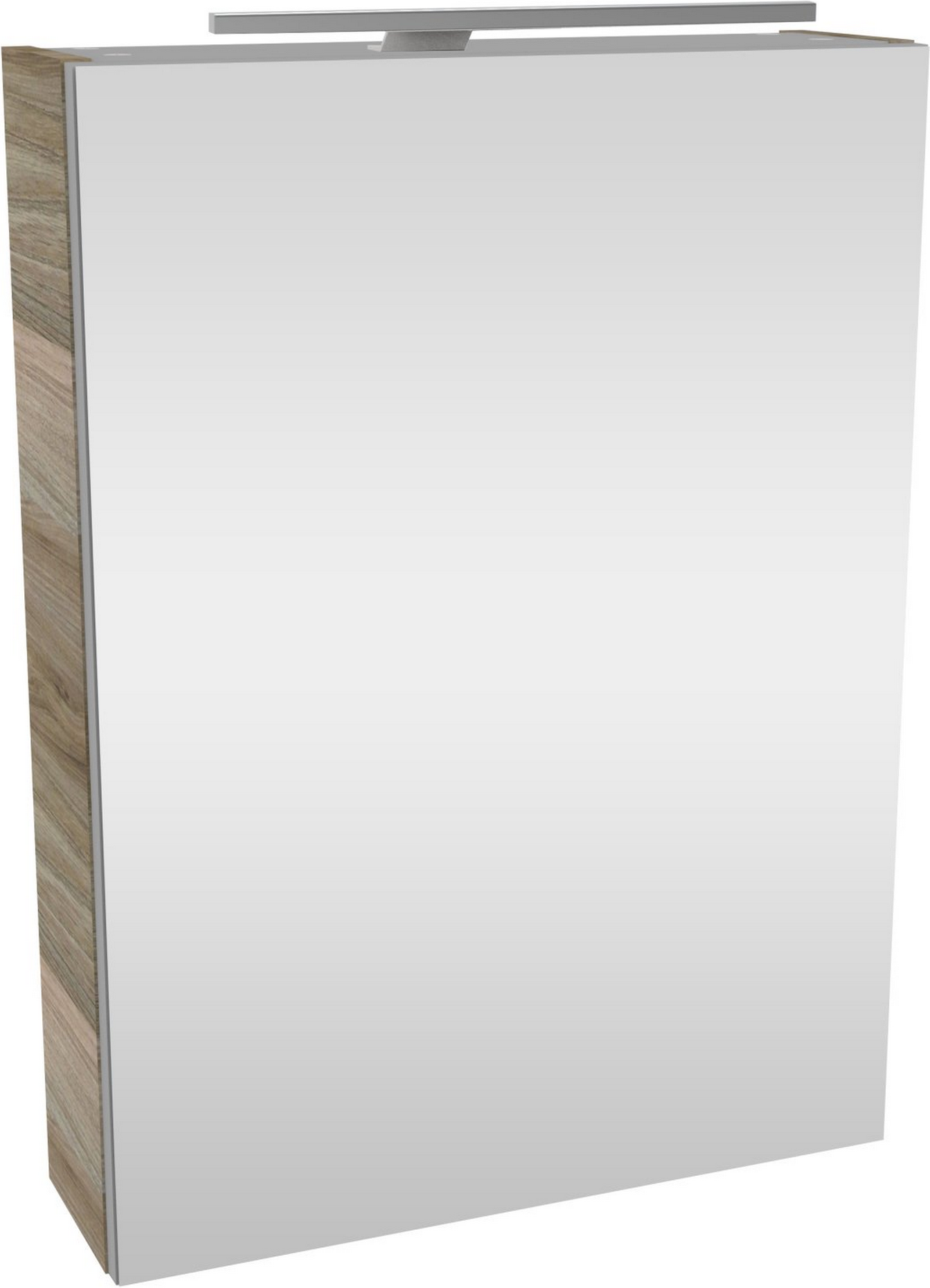 Thumbnail - Fackelmann LED-Spiegelschrank 'SBC' braun 50 x 68 x 15,3 cm rechts