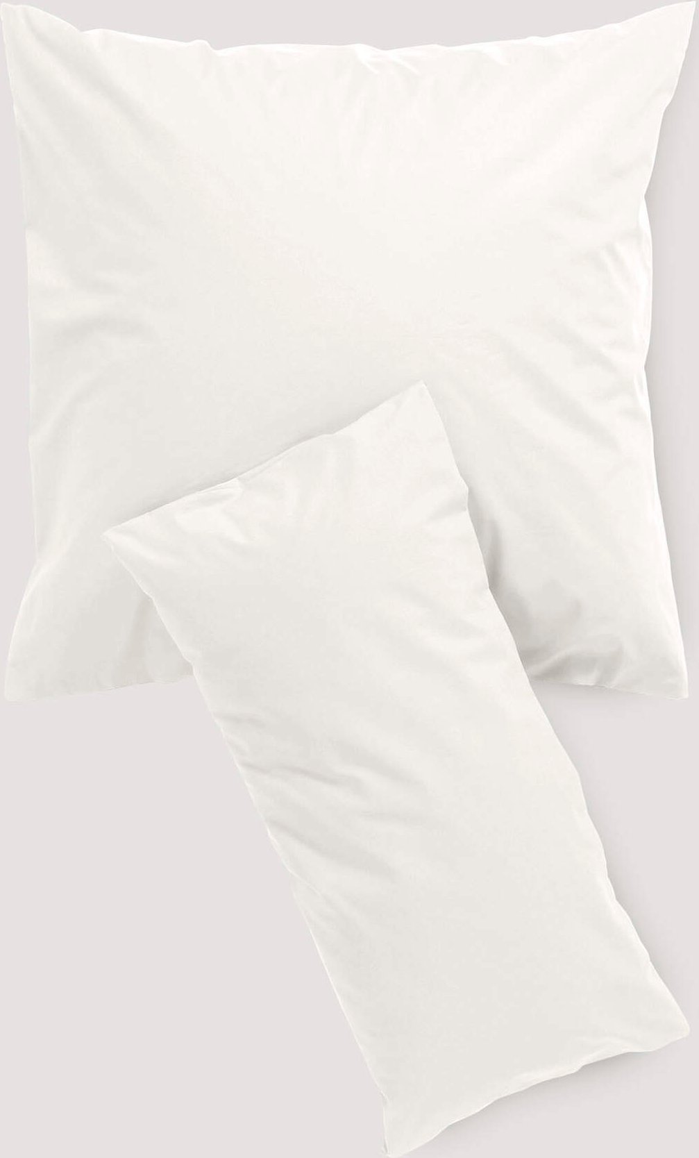 hessnatur Satin Kissenbezug aus Bio-Baumwolle - weiß - Größe 80x80 cm