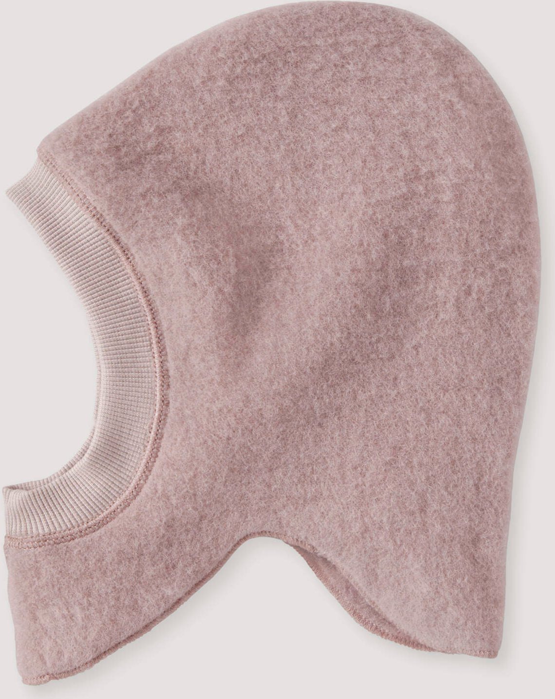 hessnatur Baby Wollfleece Mütze aus Bio-Merinowolle - lila - Größe 49-51 cm Kopfumfang