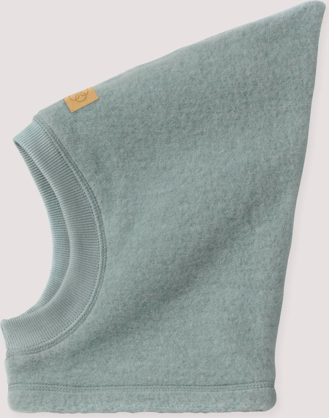 hessnatur Baby Wollfleece Mütze aus Bio-Merinowolle - grün - Größe 49/51