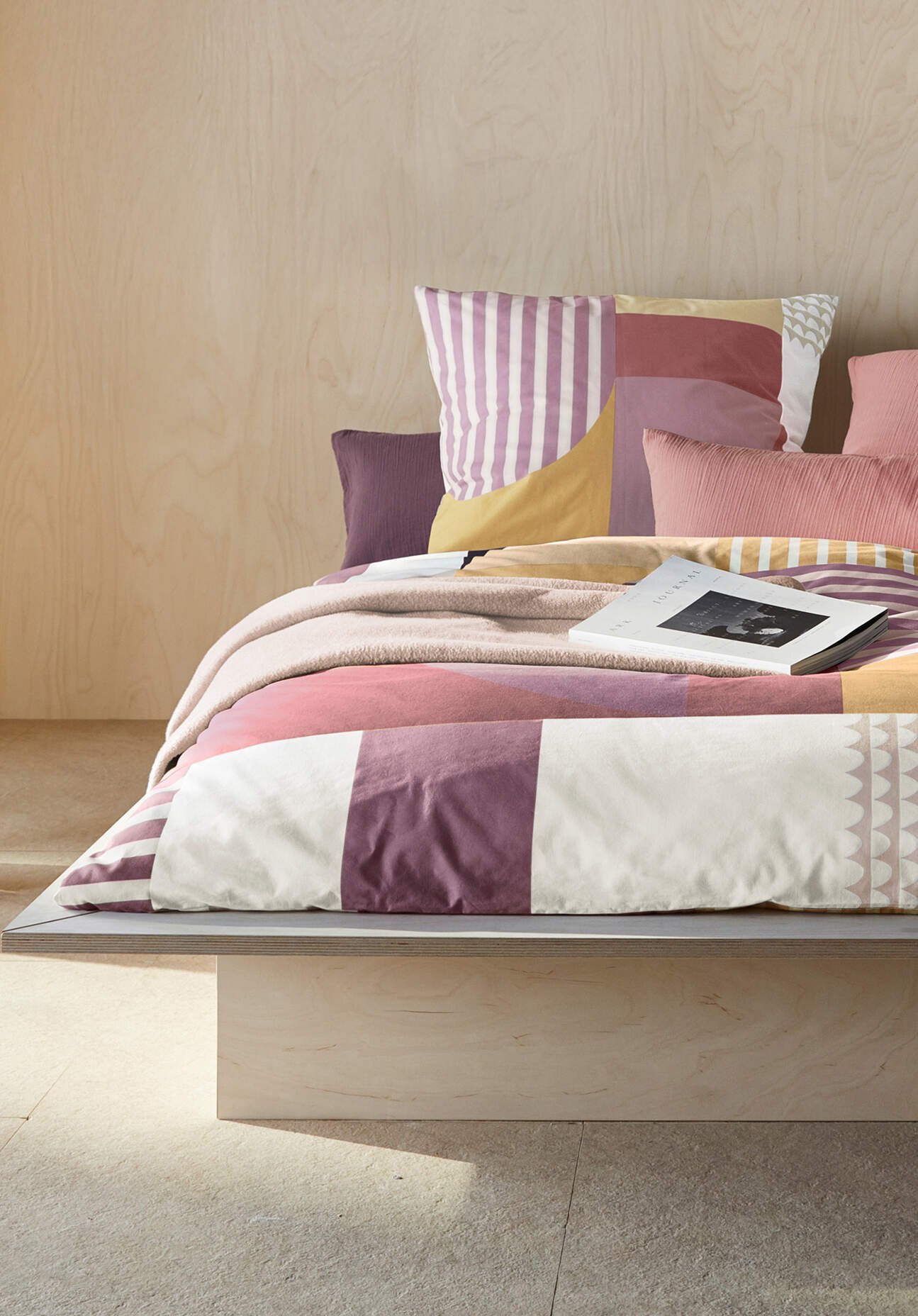 hessnatur Renforcé Bettwäsche-Set RAOUL aus Bio-Baumwolle - braun - Größe 155x220 / 80x80 cm