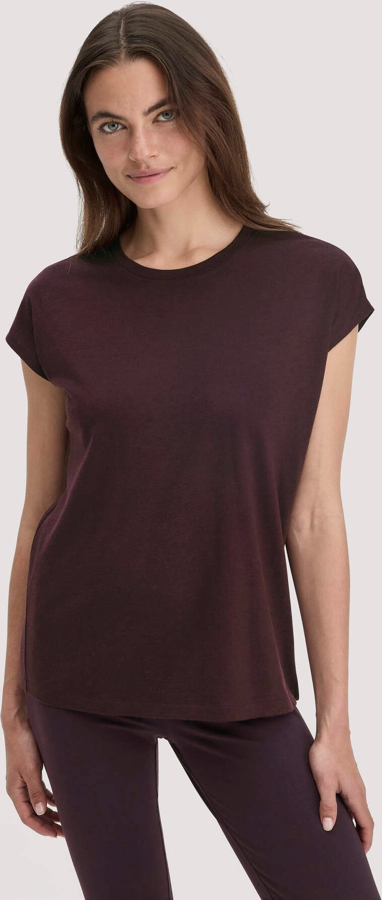 Thumbnail - hessnatur Loungewear Shirt Relaxed ACTIVE FUNCTIONAL aus Bio-Merinowolle und TENCEL™ Lyocell - braun - Größe 36