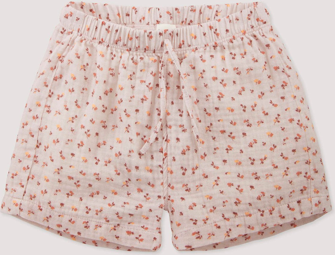 hessnatur Baby Musselin Shorts aus Bio-Baumwolle - orange - Größe 98/104