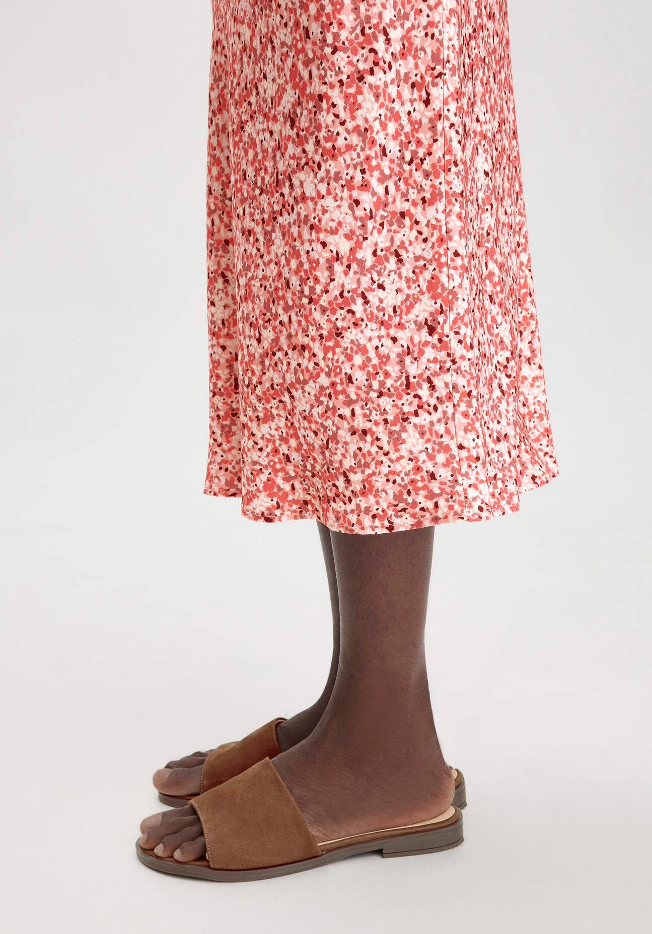 hessnatur Damen Pantolette aus chromfrei gegerbtem Glatt-Leder - braun - Größe 38