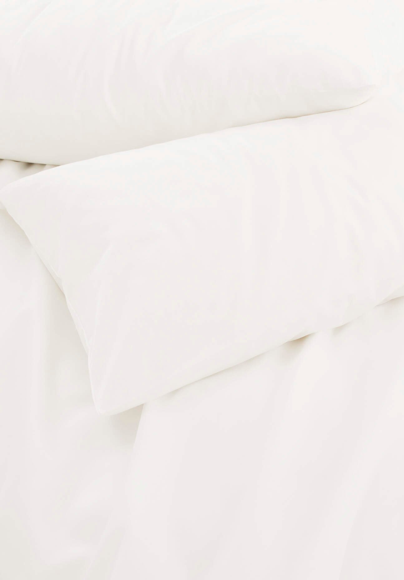 hessnatur Satin Bettwäsche-Set aus Bio-Baumwolle - weiß - Größe 200x200 / 2x80x80cm