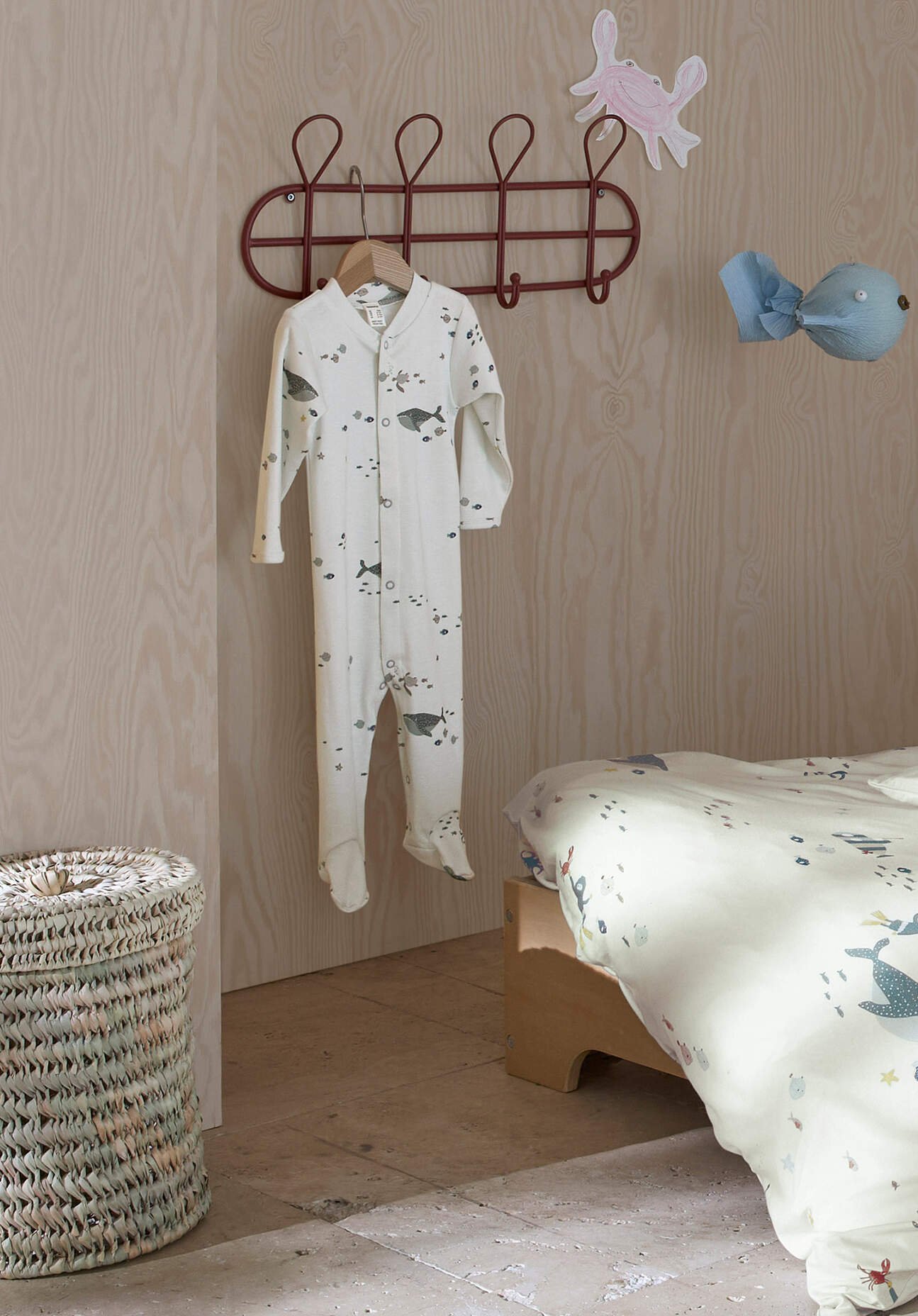 hessnatur Baby Schlafoverall aus Bio-Baumwolle - grau - Größe 62/68
