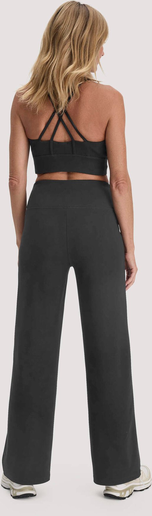 hessnatur Loungewear Hose Wide Leg ACTIVE COMFORT aus Bio-Baumwolle - schwarz - Größe L