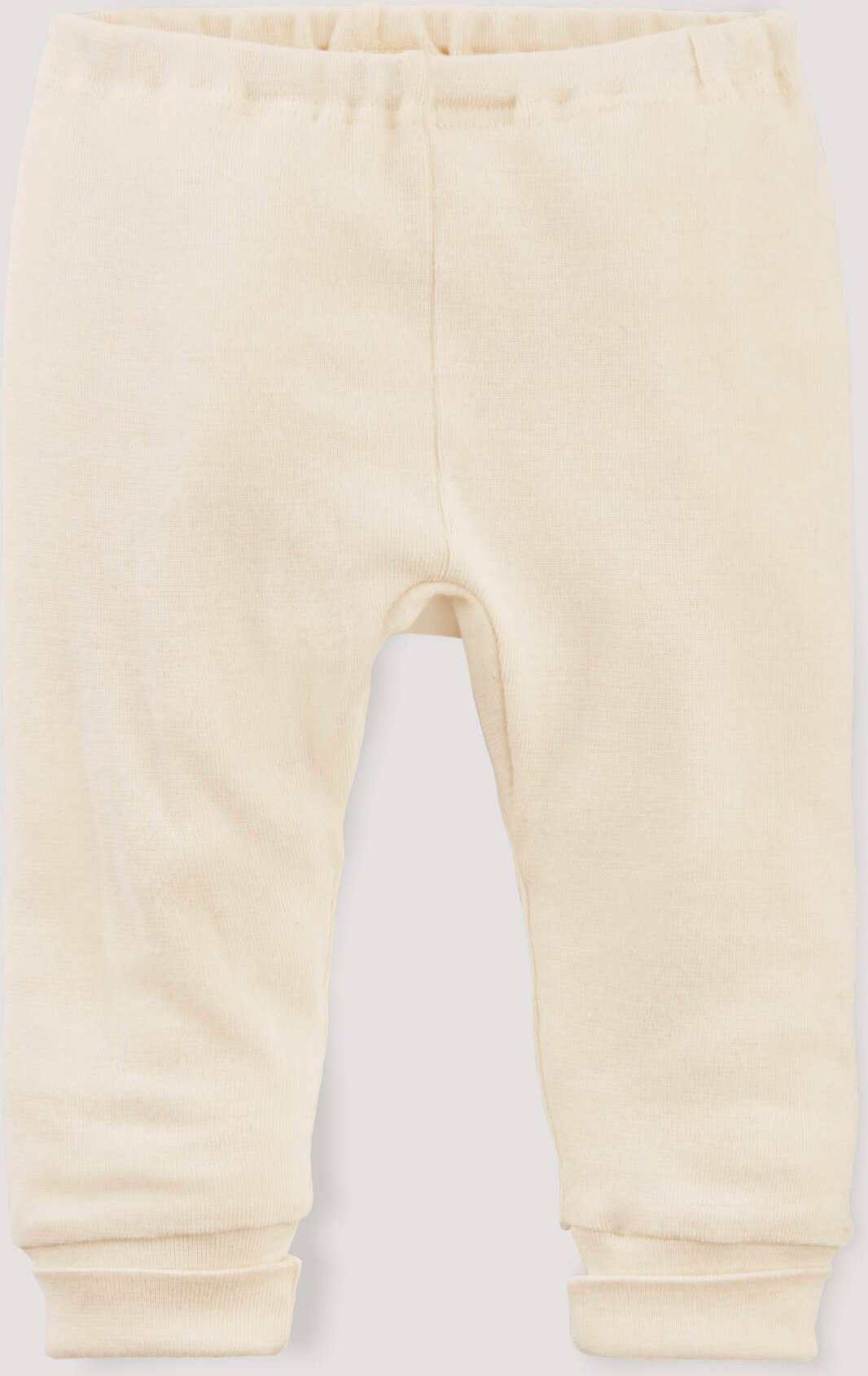 hessnatur Baby Pyjama aus Bio-Baumwolle mit Bio-Merinowolle und Seide - natur - Größe 98/104