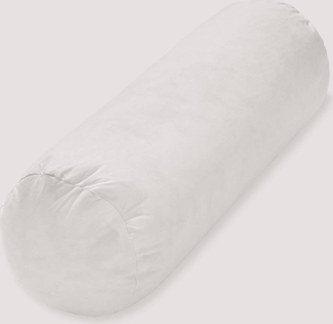 hessnatur Nackenrolle Daunen/Federn - natur - Größe 15x40 cm