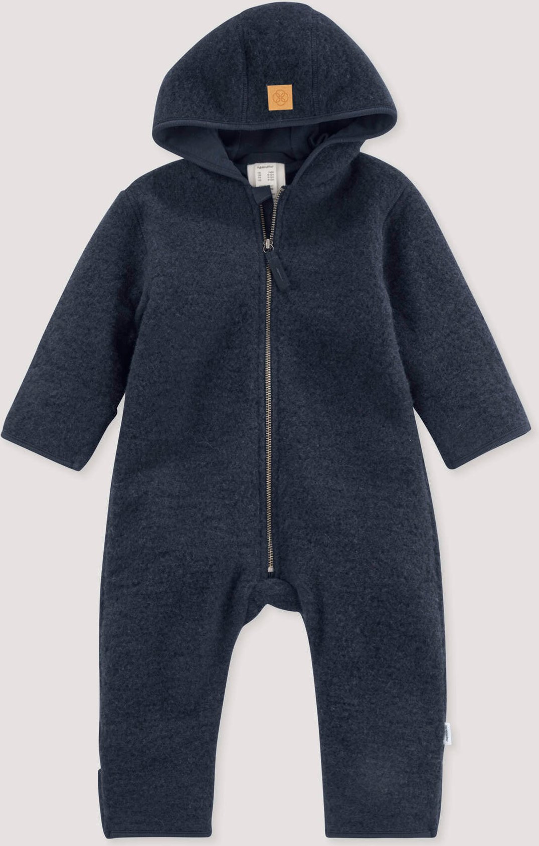 Thumbnail - hessnatur Baby Wollfleece Overall aus Bio-Merinowolle - blau - Größe 98
