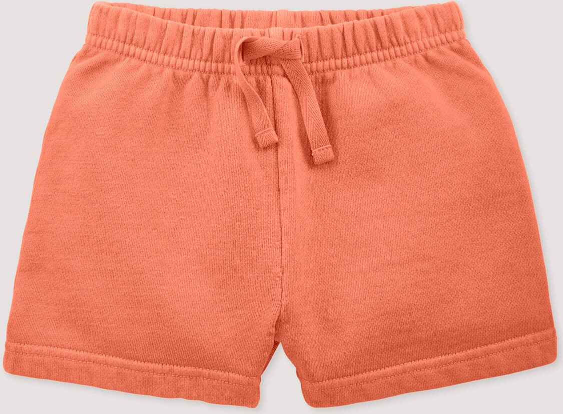 hessnatur Baby Sweatshorts BETTER RECYCLING aus Bio-Baumwolle - orange - Größe 86/92