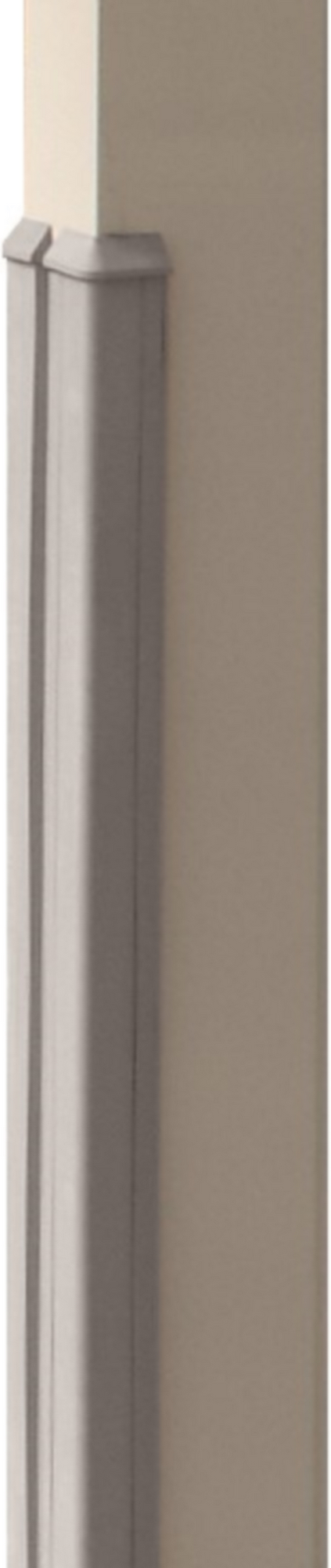 Ximax Kantenstoßschutz 'Bumper' für Carports Aluminium grau 170 x 6,5 x 2,5 cm