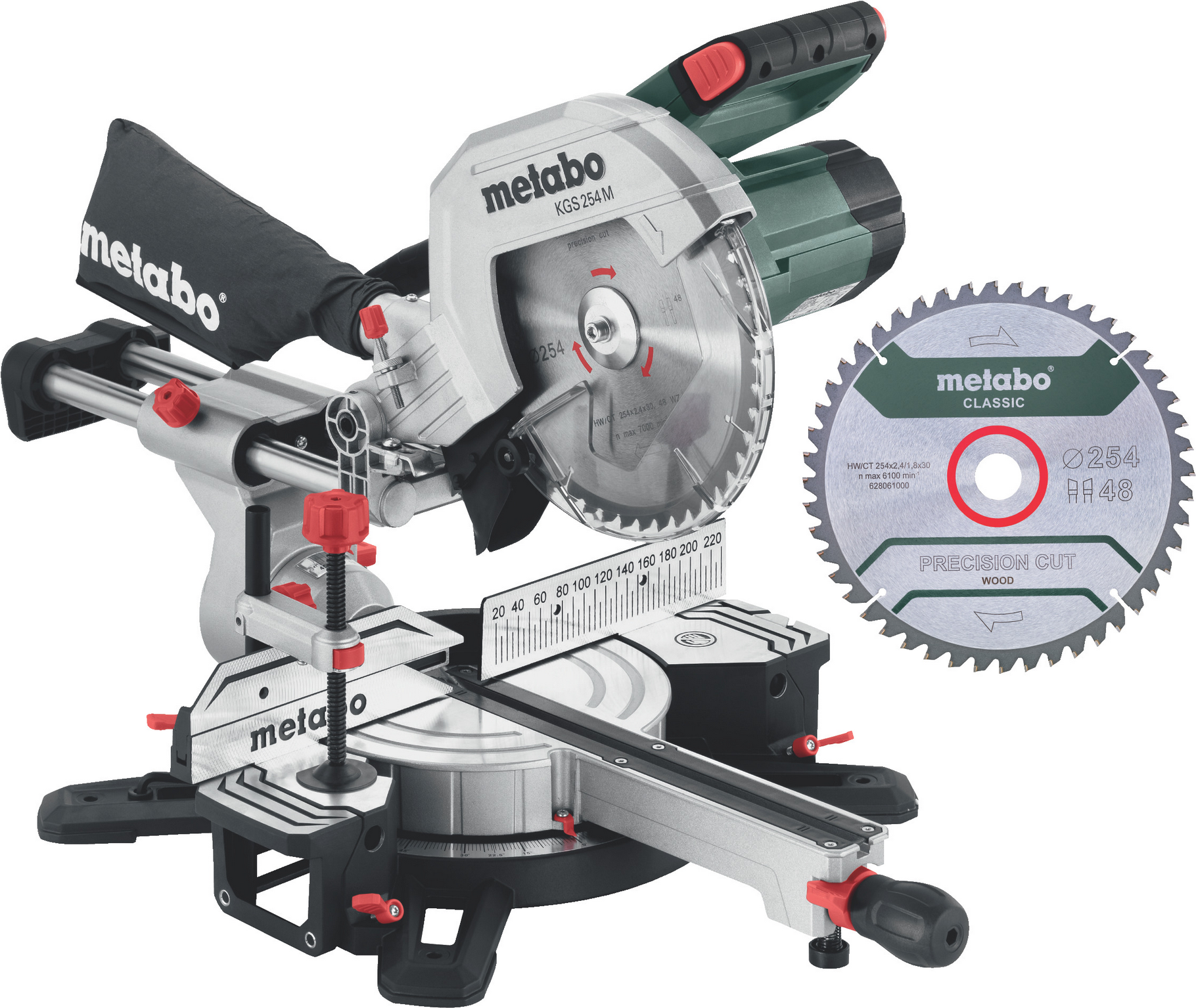 Metabo Kapp- und Gehrungssäge-Set 'KGS 254 M' 1450 W