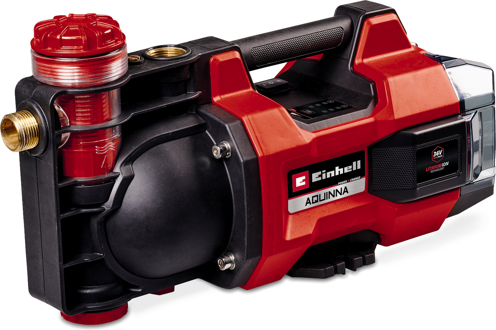 Einhell Akku-Gartenpumpe 'Aquinna 36/38 F LED' 3800 l/h ohne Akku