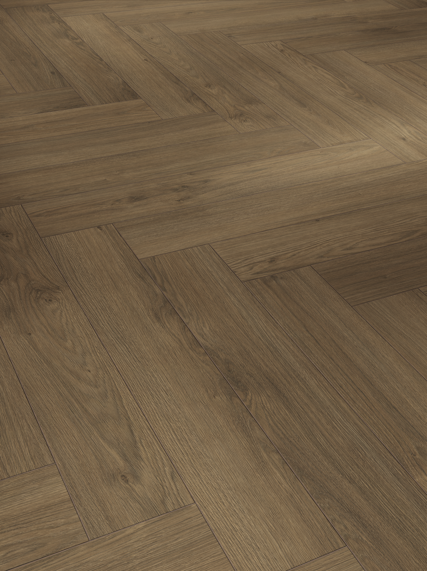 Parador Laminat 'Trendtime 3' Eiche Mont Blanc Matte Holz dunkelbraun 8 mm