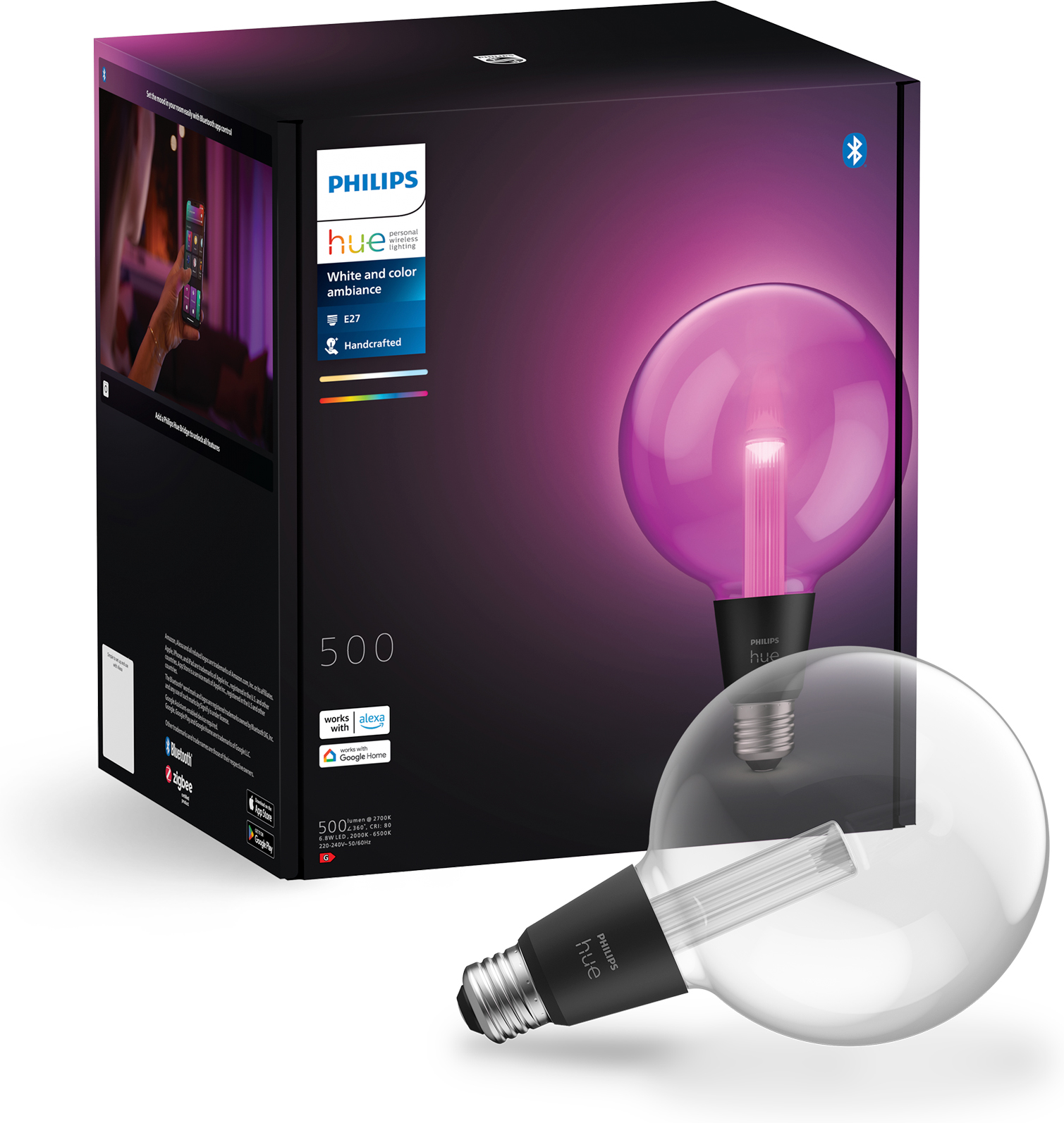 Philips Hue LED-Globe 'Hue LG' 500 lm E27